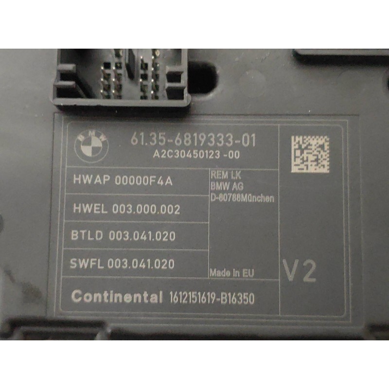 Recambio de caja reles / fusibles para bmw serie 3 lim. (f30) 318d m sport referencia OEM IAM 6135691933301 A2C3045012300 161215