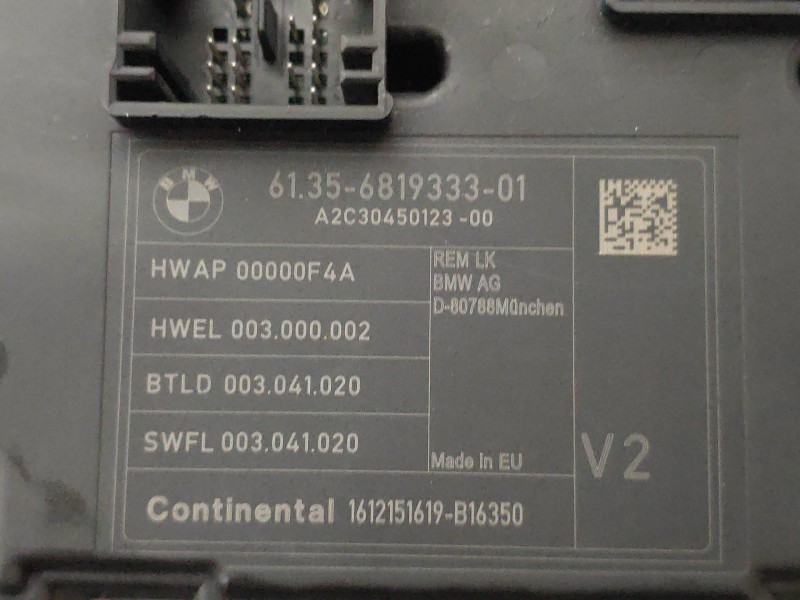 Recambio de caja reles / fusibles para bmw serie 3 lim. (f30) 318d m sport referencia OEM IAM 6135691933301 A2C3045012300 161215