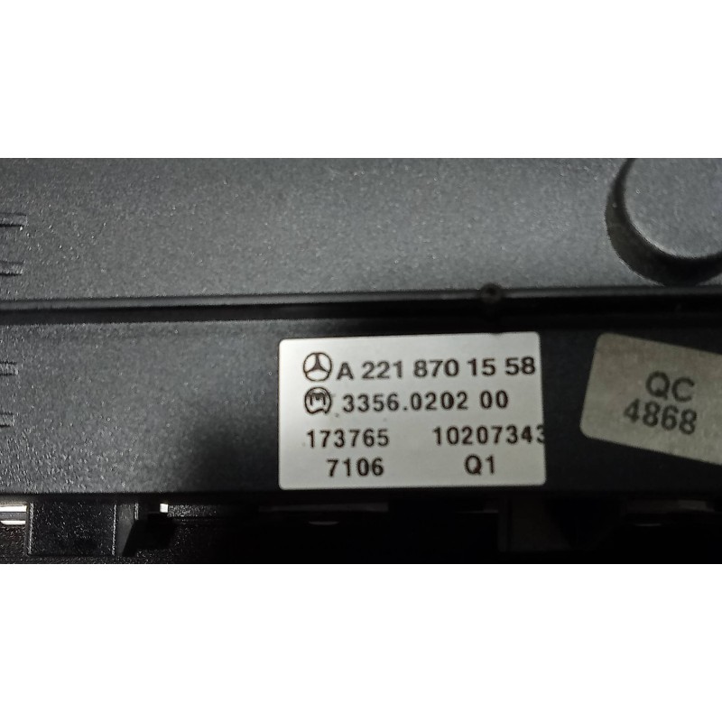 Recambio de mando multifuncion para mercedes clase s (w221) berlina 450 l (221.170) referencia OEM IAM A2218701558  