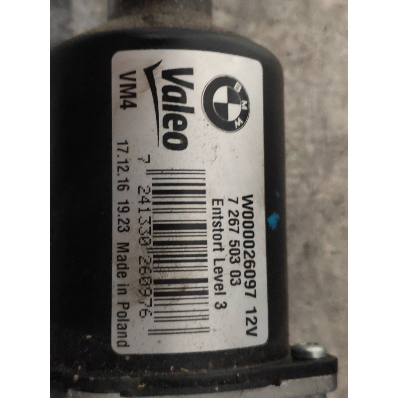 Recambio de motor limpia delantero para bmw serie 3 lim. (f30) 318d m sport referencia OEM IAM W000026097 726750303 