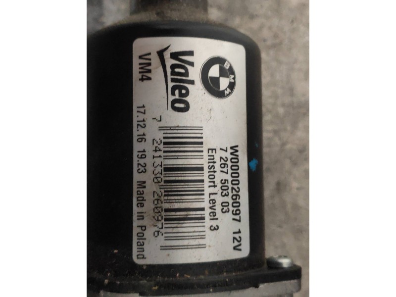 Recambio de motor limpia delantero para bmw serie 3 lim. (f30) 318d m sport referencia OEM IAM W000026097 726750303 