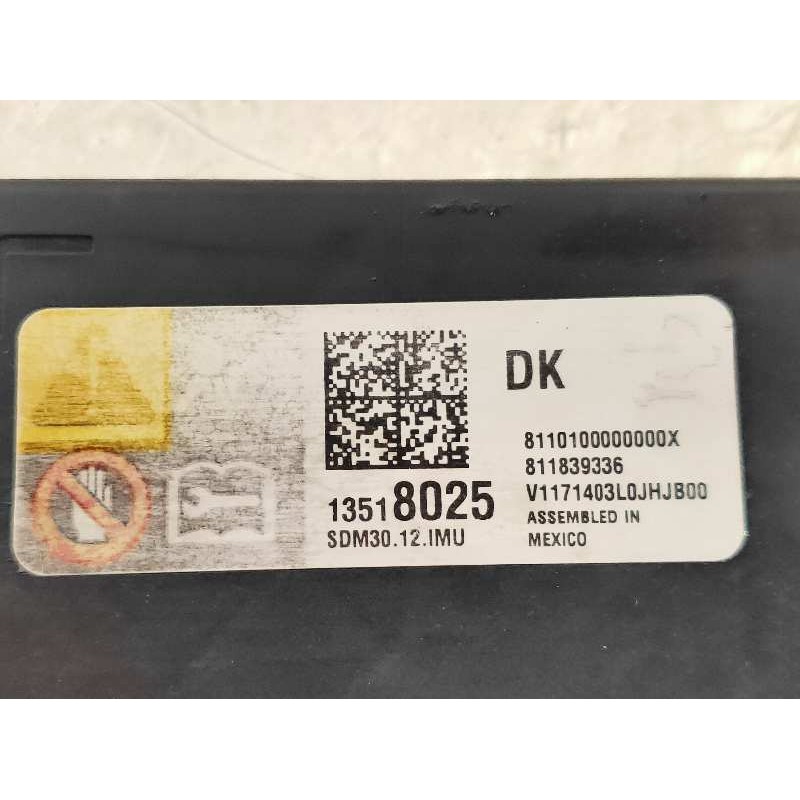 Recambio de modulo electronico para opel mokka x color edition start/stop referencia OEM IAM 13518025 811839336 