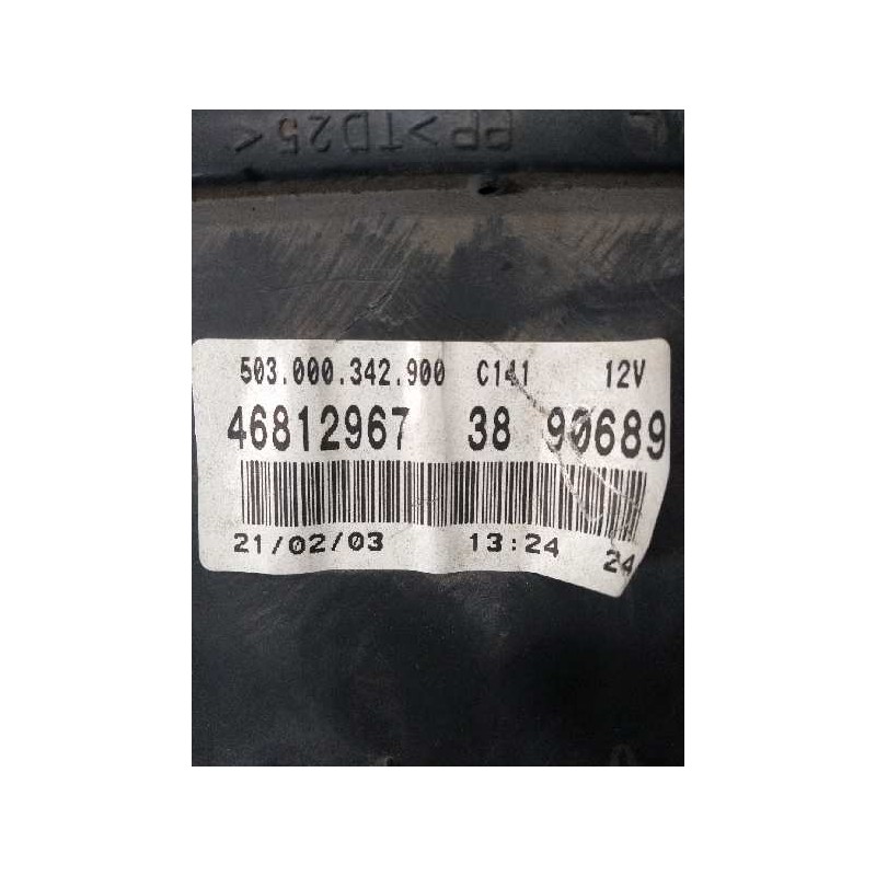 Recambio de cuadro instrumentos para fiat punto berlina (188) 1.9 jtd cat referencia OEM IAM 46812967 38 90689 503000342900