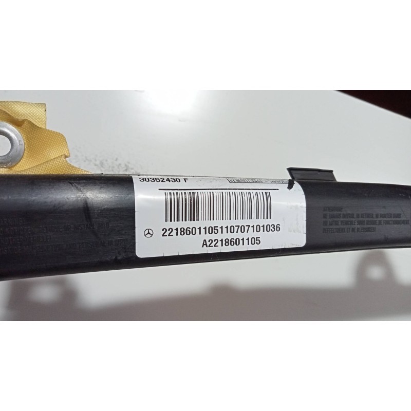 Recambio de airbag cortina delantero izquierdo para mercedes clase s (w221) berlina 450 l (221.170) referencia OEM IAM A22186011
