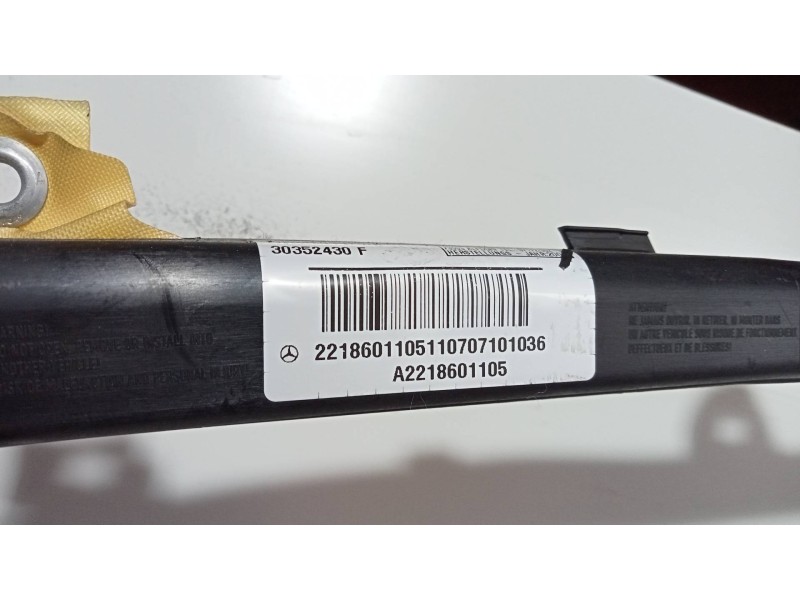 Recambio de airbag cortina delantero izquierdo para mercedes clase s (w221) berlina 450 l (221.170) referencia OEM IAM A22186011