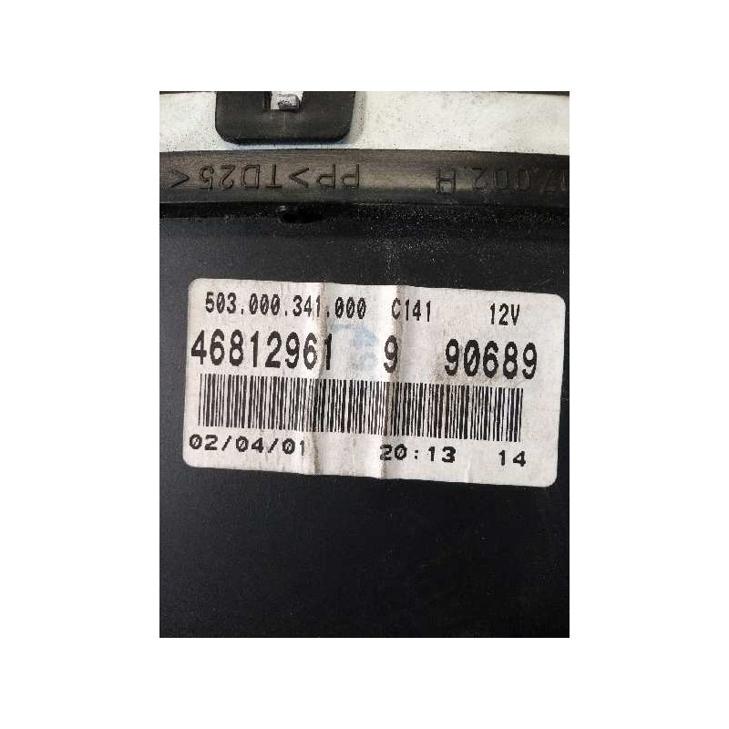 Recambio de cuadro instrumentos para fiat punto berlina (188) 1.2 cat referencia OEM IAM 46812961 9 90689 503000341000
