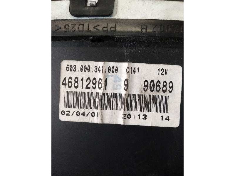 Recambio de cuadro instrumentos para fiat punto berlina (188) 1.2 cat referencia OEM IAM 46812961 9 90689 503000341000