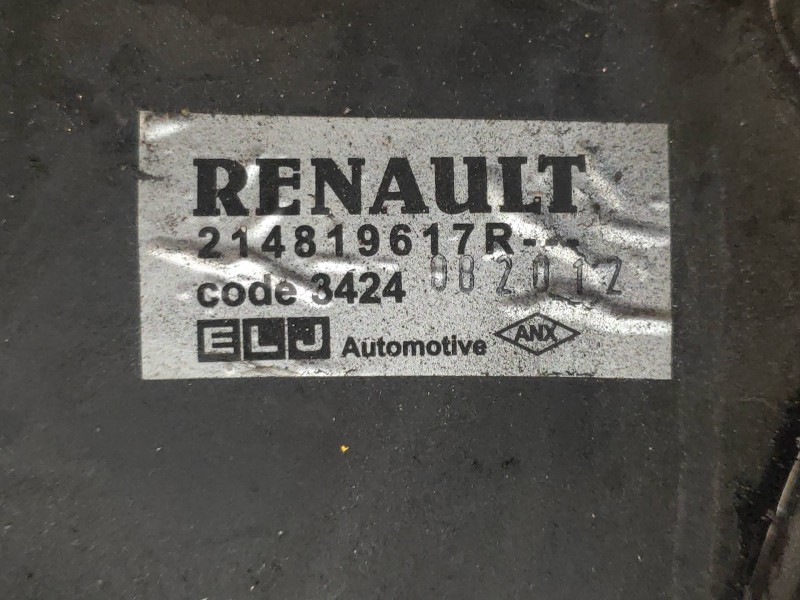 Recambio de electroventilador para dacia lodgy ambiance referencia OEM IAM 214819617R  