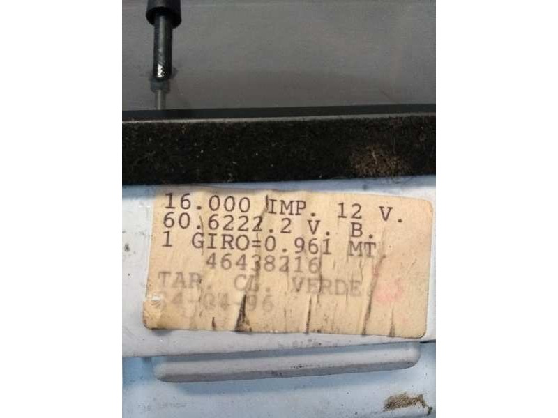 Recambio de cuadro instrumentos para fiat punto berlina (176) 1.2 cat referencia OEM IAM 46438216 6062222  Recambio de cuadro instrumentos para fiat punto berlina (176) 1.2 cat referencia OEM IAM 46438216 6062222