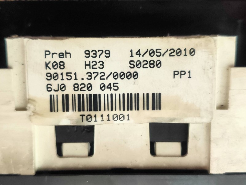 Recambio de mando calefaccion / aire acondicionado para seat ibiza (6j5) ecomotive referencia OEM IAM 6J0820045 901513720000 