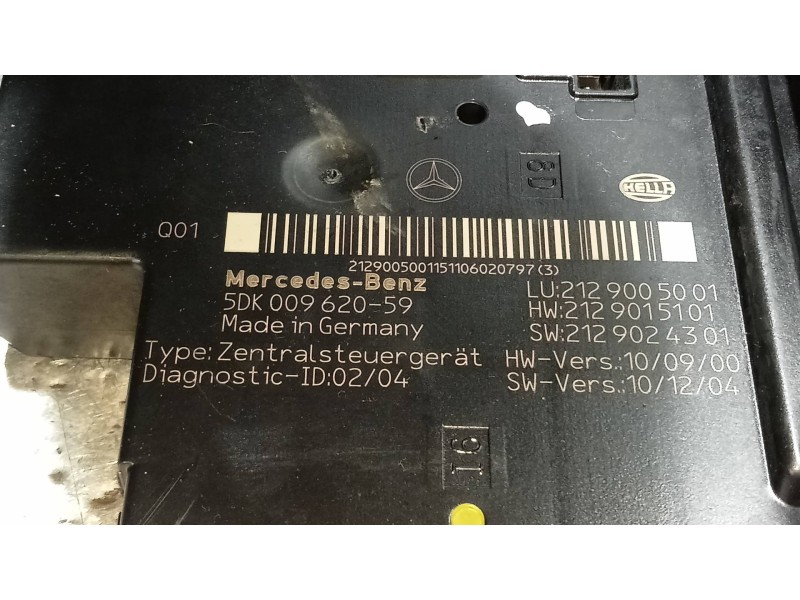 Recambio de caja reles / fusibles para mercedes clase e (w212) lim. e 300 cdi blueefficiency (212.025) referencia OEM IAM 212900