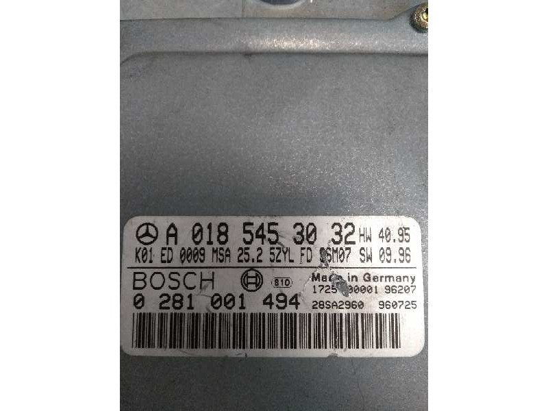 Recambio de centralita motor uce para mercedes clase e (w210) berlina diesel 290 turbodiesel (210.017) referencia OEM IAM 028100