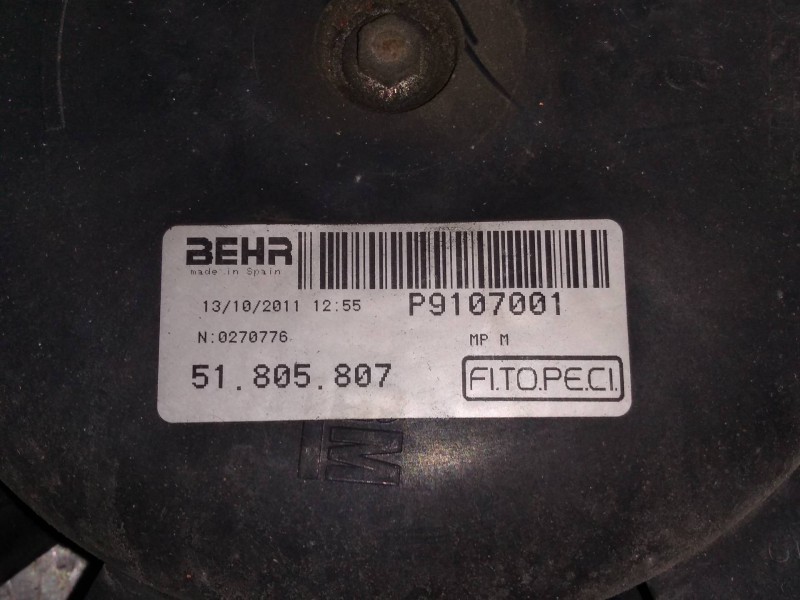 Recambio de electroventilador para citroen nemo x referencia OEM IAM 51805807 P9107001 51780703