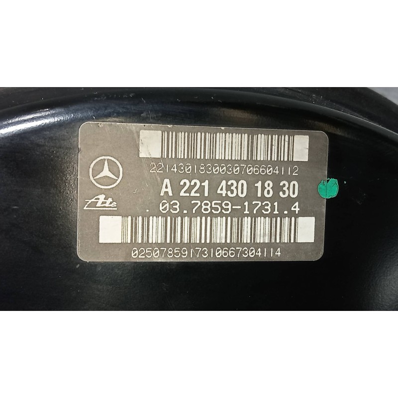 Recambio de servofreno para mercedes clase s (w221) berlina 450 l (221.170) referencia OEM IAM 03785917314 A2214301830 