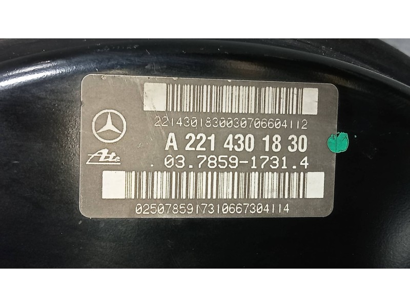 Recambio de servofreno para mercedes clase s (w221) berlina 450 l (221.170) referencia OEM IAM 03785917314 A2214301830 
