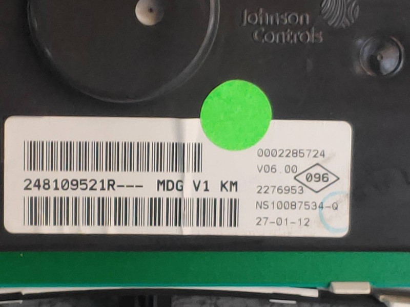 Recambio de cuadro instrumentos para dacia lodgy ambiance referencia OEM IAM 248109521R 2276953 NS10087534Q