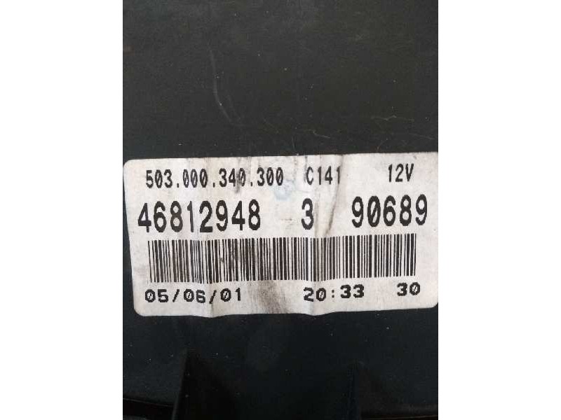 Recambio de cuadro instrumentos para fiat punto berlina (188) 1.2 cat referencia OEM IAM 46812948 3 90689 503000340300