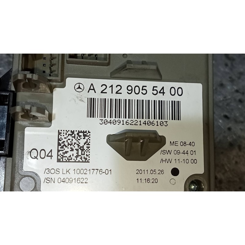 Recambio de conmutador de arranque para mercedes clase e (w212) lim. e 300 cdi blueefficiency (212.025) referencia OEM IAM A2129