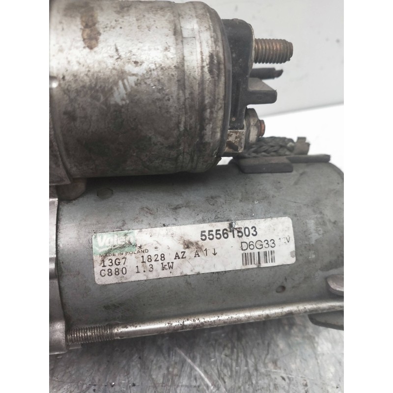 Recambio de motor arranque para opel corsa c corsavan (comercial) referencia OEM IAM 55561503 VALEO D6G33  Recambio de motor arranque para opel corsa c corsavan (comercial) referencia OEM IAM 55561503 VALEO D6G33