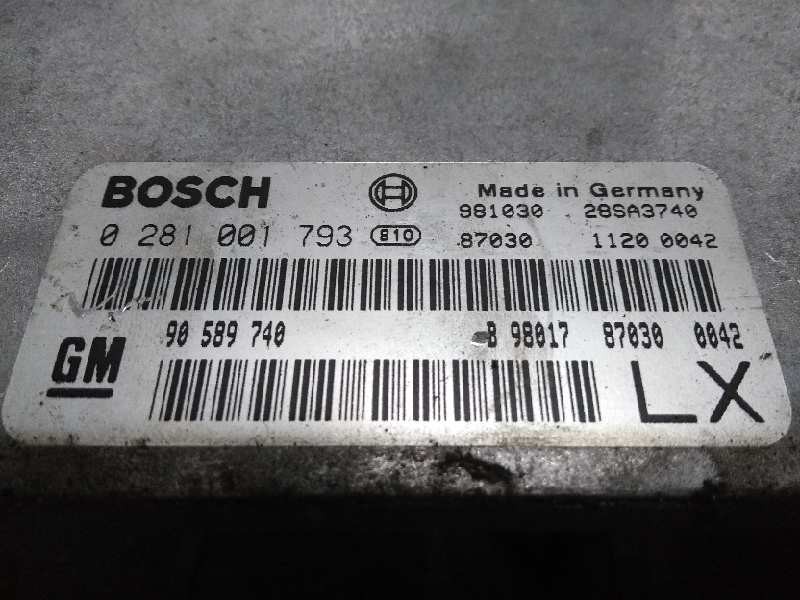 Recambio de centralita motor uce para opel frontera b limited referencia OEM IAM 0281001793 90589740 LX