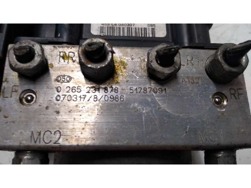 Recambio de abs para fiat grande punto (199) 1.3 16v jtd cat referencia OEM IAM 0265231878 0265800598 51787091