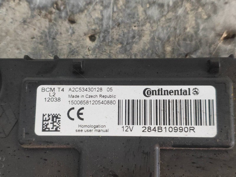 Recambio de modulo electronico para dacia lodgy ambiance referencia OEM IAM 284B10990R A2C53430128 BCMT4