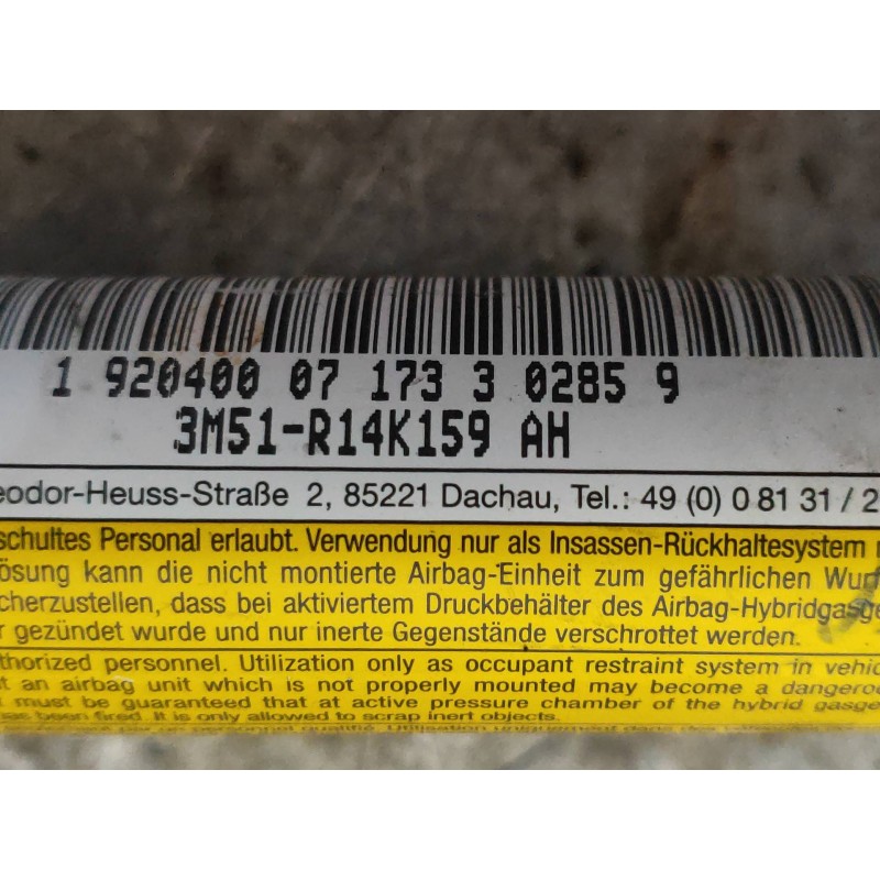 Recambio de airbag cortina delantero derecho para ford c-max (cb3) 1.8 tdci turbodiesel cat referencia OEM IAM 3M51R14K159  