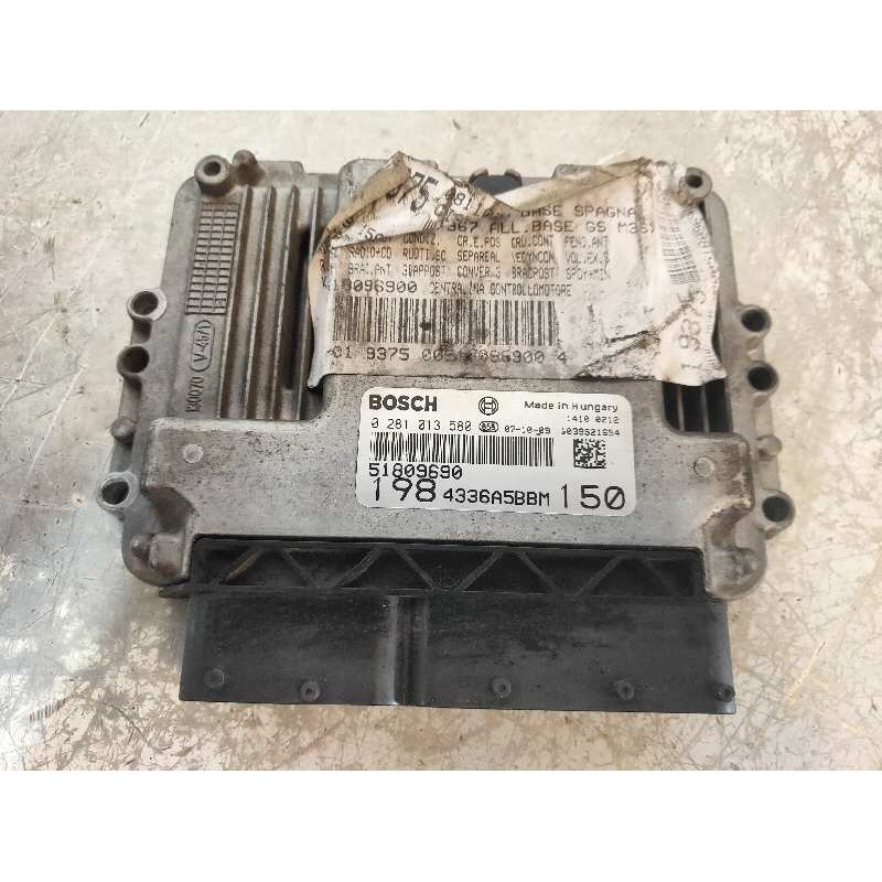 Recambio de centralita motor uce para fiat bravo (198) 1.9 16v dynamic multijet referencia OEM IAM 0281013580 51809690 1984336A5