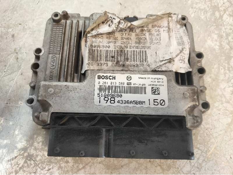 Recambio de centralita motor uce para fiat bravo (198) 1.9 16v dynamic multijet referencia OEM IAM 0281013580 51809690 1984336A5