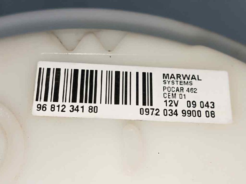 Recambio de bomba combustible para peugeot 308 confort referencia OEM IAM 0972034990008 9681234180 MARWAL AFORADOR