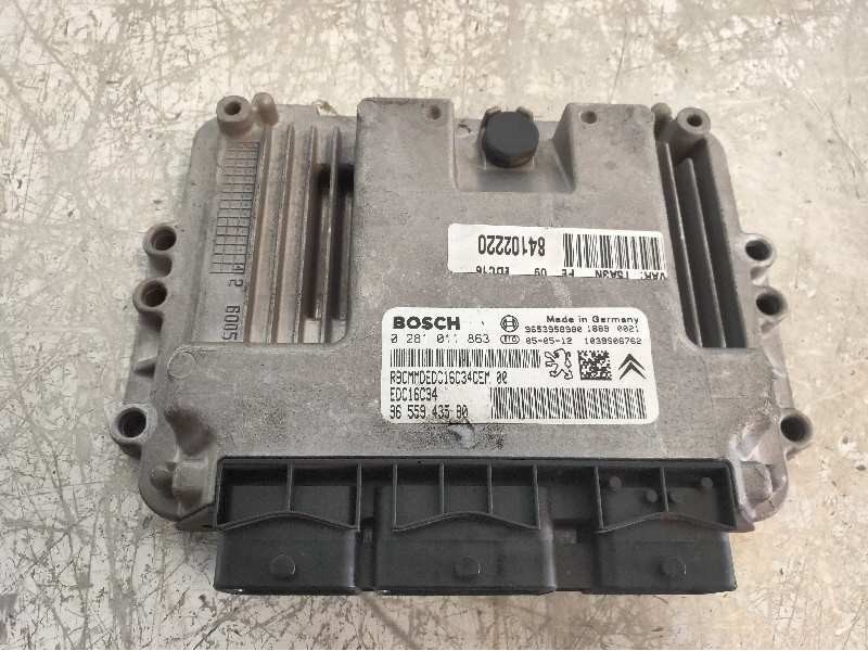 Recambio de centralita motor uce para peugeot 307 (s1) xr clim plus referencia OEM IAM 0281011863 9655943580 EDC16C34