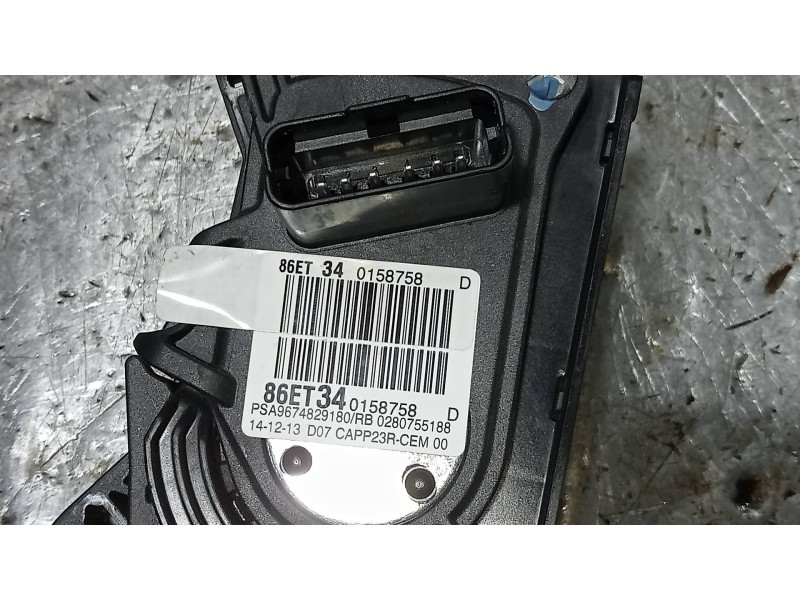 Recambio de potenciometro pedal para peugeot 308 access referencia OEM IAM 9674829180 86ET340158758 