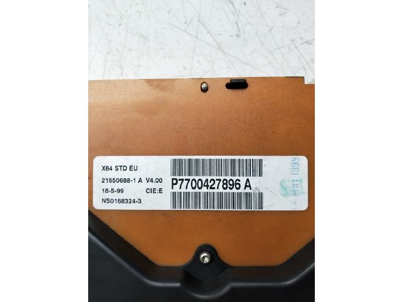 Recambio de cuadro instrumentos para renault megane i fase 2 berlina (ba0) 1.9 d authentique referencia OEM IAM P7700427896 NS01
