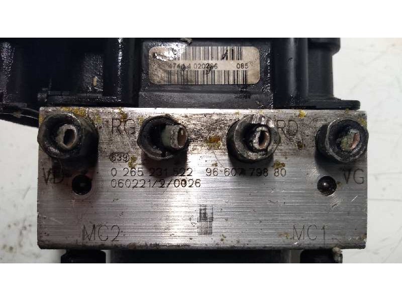 Recambio de abs para citroen xsara picasso 1.6 hdi 90 x referencia OEM IAM 0265231522 0265800415 9660779880