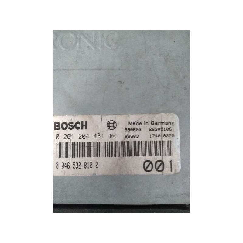 Recambio de centralita motor uce para alfa romeo 146 1.4 16v cat referencia OEM IAM 0261204481 00465328100 001