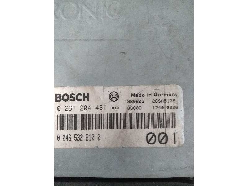 Recambio de centralita motor uce para alfa romeo 146 1.4 16v cat referencia OEM IAM 0261204481 00465328100 001