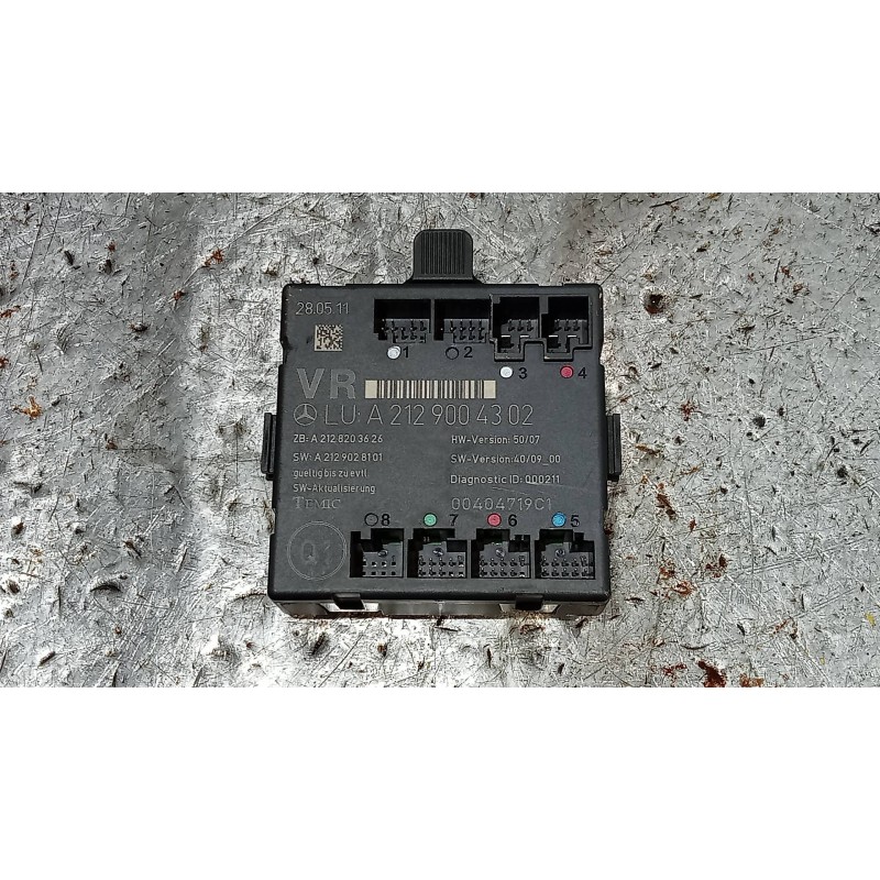 Recambio de modulo electronico para mercedes clase e (w212) lim. e 300 cdi blueefficiency (212.025) referencia OEM IAM A21290043
