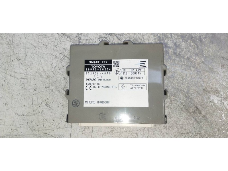 Recambio de modulo electronico para toyota land cruiser (j15) basis referencia OEM IAM 8999060204 2329004070 