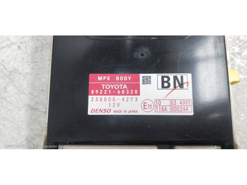 Recambio de modulo electronico para toyota land cruiser (j15) basis referencia OEM IAM 8922160320 2380004273 
