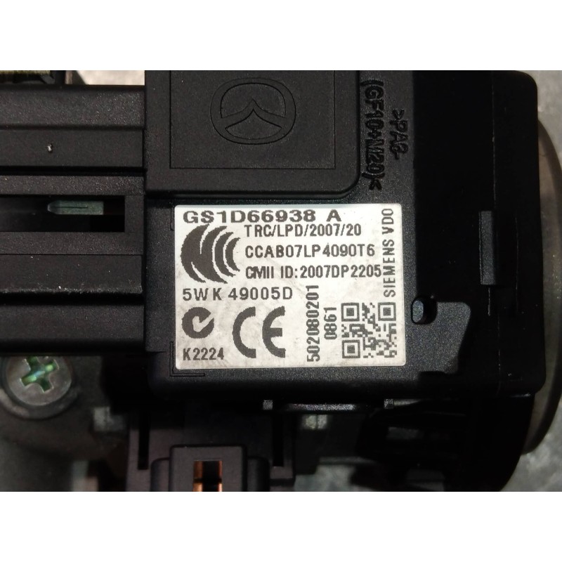 Recambio de conmutador de arranque para mazda 6 kombi (gh) 2.0 crtd 140cv active sw referencia OEM IAM GS1D66938A 5WK49005D 