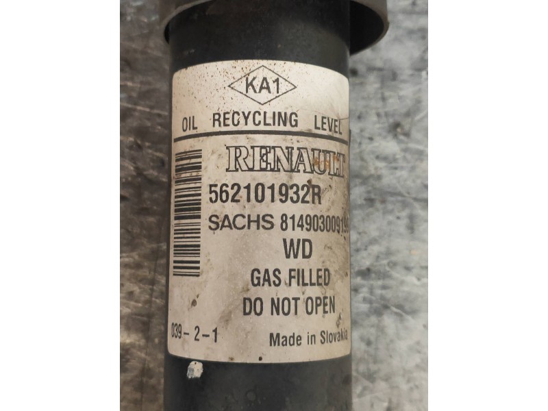 Recambio de amortiguador trasero izquierdo para dacia lodgy ambiance referencia OEM IAM 562101932R  