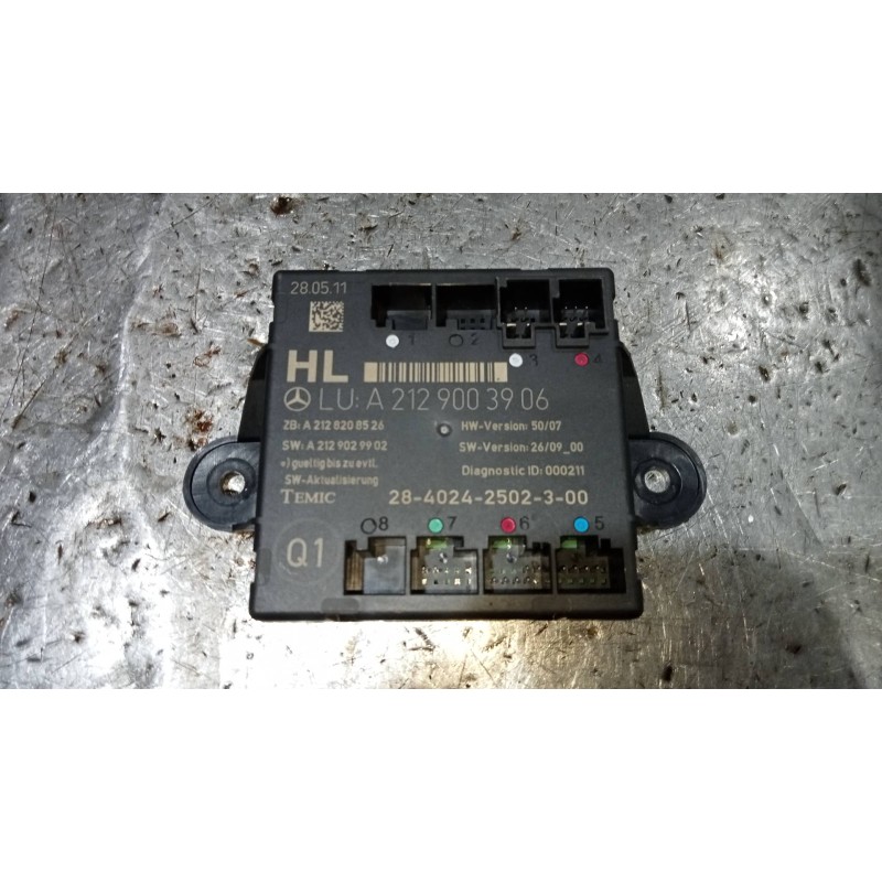 Recambio de modulo electronico para mercedes clase e (w212) lim. e 300 cdi blueefficiency (212.025) referencia OEM IAM A21290039