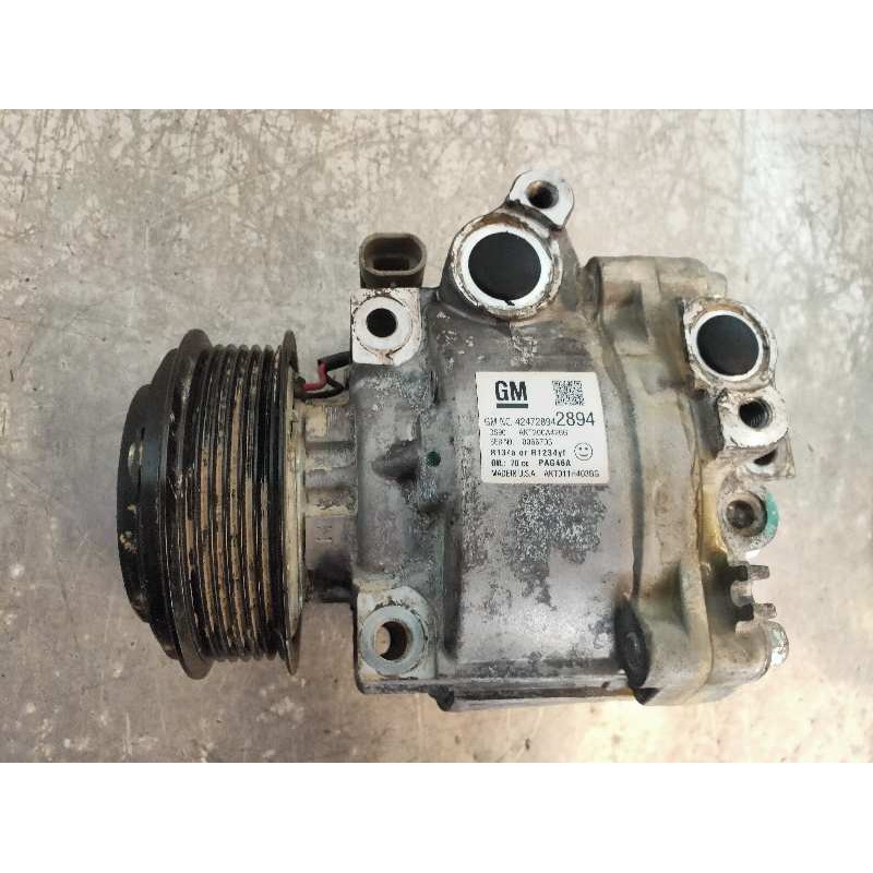 Recambio de compresor aire acondicionado para opel mokka x color edition start/stop referencia OEM IAM 42472894 AKT200A426G 
