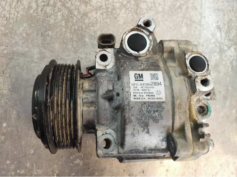 Recambio de compresor aire acondicionado para opel mokka x color edition start/stop referencia OEM IAM 42472894 AKT200A426G 