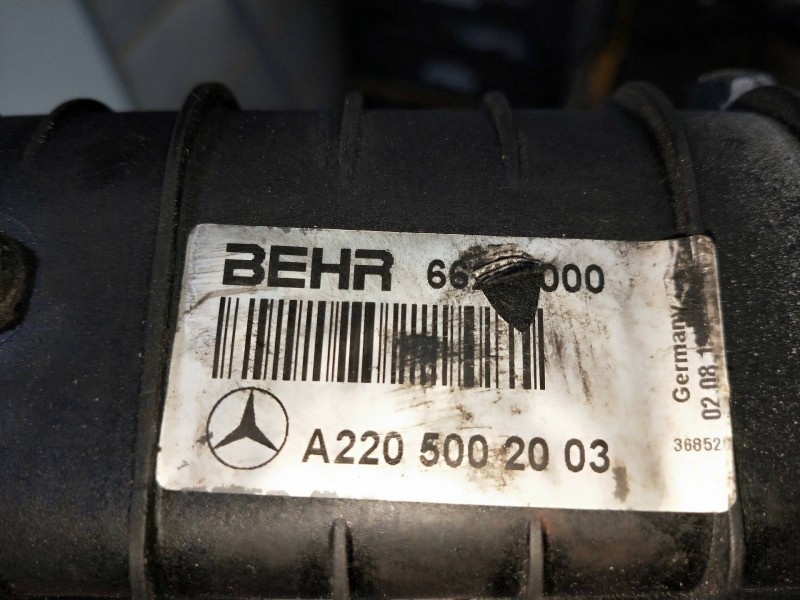 Recambio de radiador agua para mercedes clase cl (w215) coupe 6.0 v12 36v cat referencia OEM IAM 2205002003  