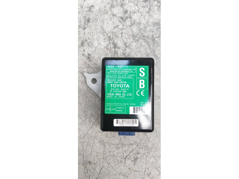 Recambio de modulo electronico para toyota land cruiser (j15) basis referencia OEM IAM 8974060072  