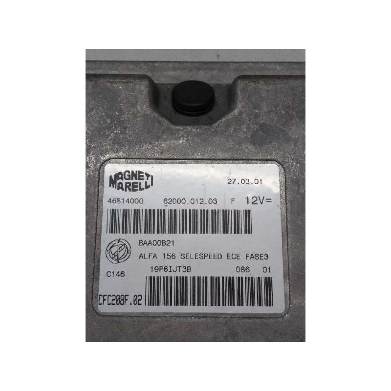 Recambio de centralita motor uce para alfa romeo 156 (116) 2.0 t.spark distinctive selespeed referencia OEM IAM 6200001203 CFC20