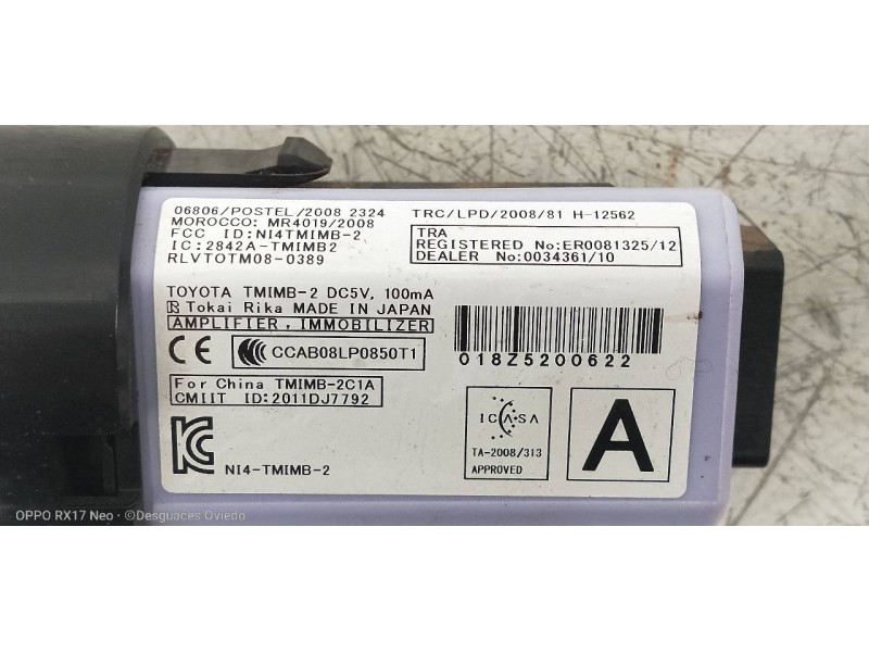 Recambio de mando multifuncion para toyota land cruiser (j15) basis referencia OEM IAM 2011DJ7792  