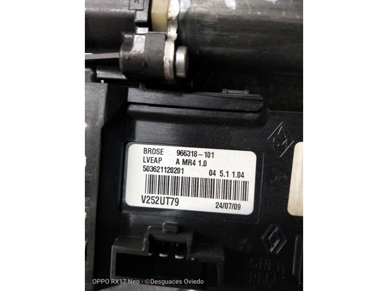 Recambio de elevalunas delantero izquierdo para renault megane iii coupe dynamique referencia OEM IAM 807310006R  3P