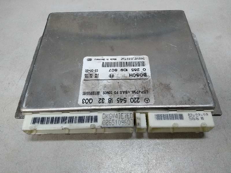 Recambio de centralita abs para mercedes clase s (w220) berlina 320 l cdi (220.125) referencia OEM IAM 0265109607 2205451832 Q03